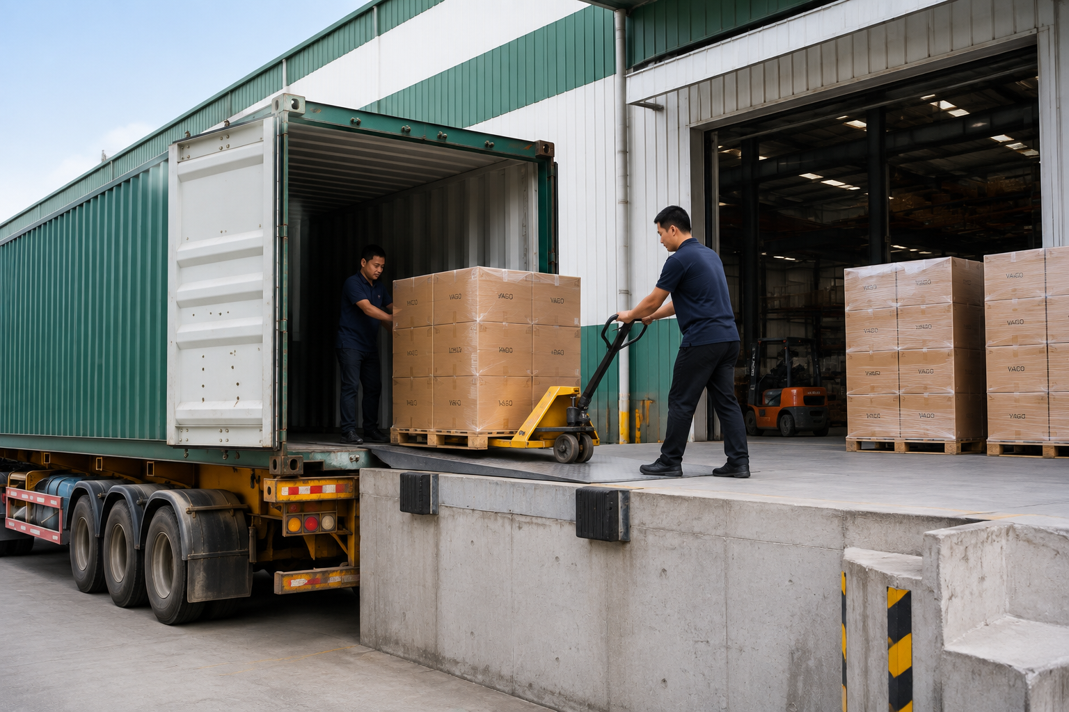 Shipment stage in VAGO luggage production
